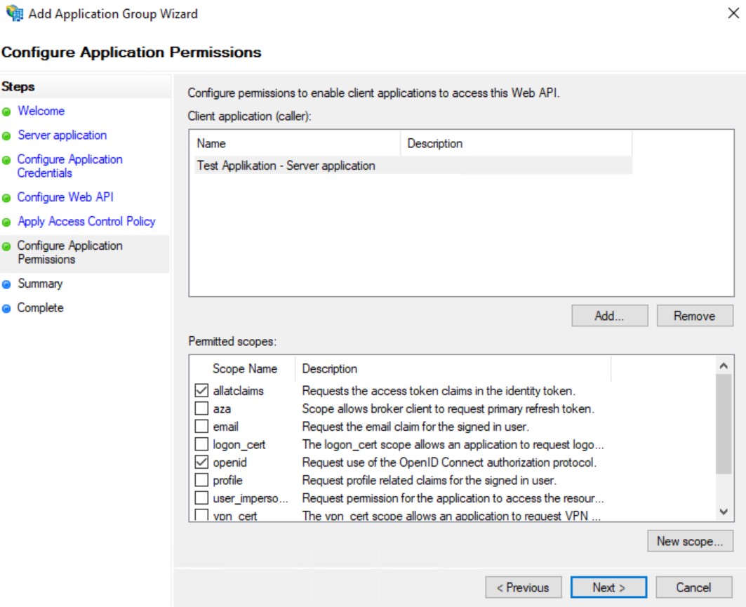 Neue OAuth2/OIDC Application in ADFS anlegen – SchweigersTechBlog