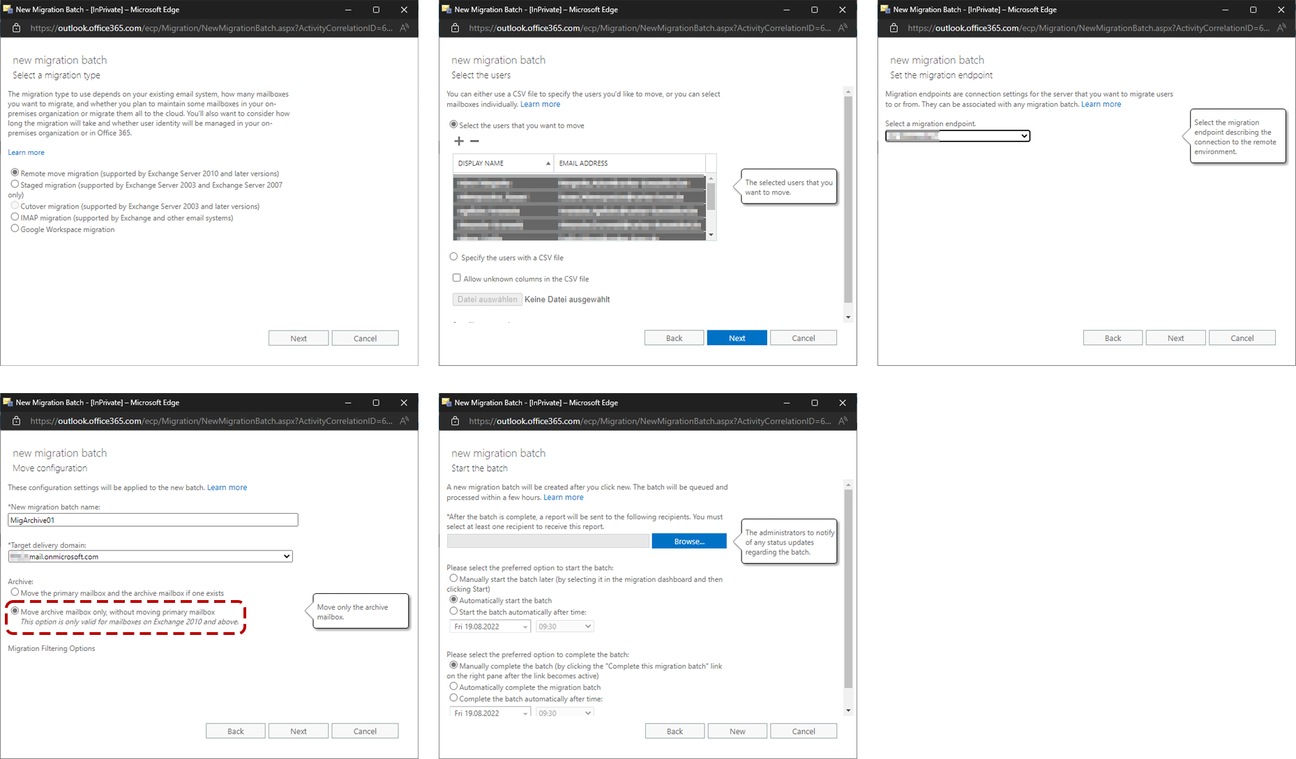 Exchange Hybrid Mailbox Archiv Zu Office365 Migrieren SchweigersTechBlog